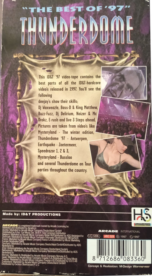 Various : Thunderdome - The Best Of '97 (VHS, PAL)