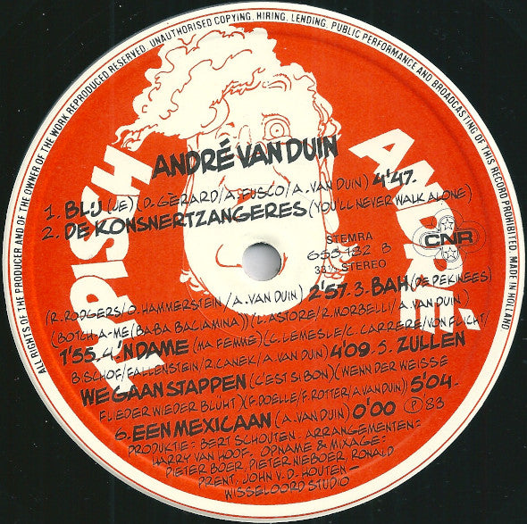 André van Duin : Typisch André (LP, Album)