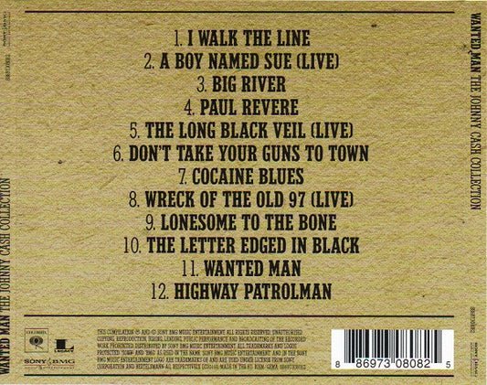 Johnny Cash : Wanted Man (The Johnny Cash Collection) (CD, Comp)