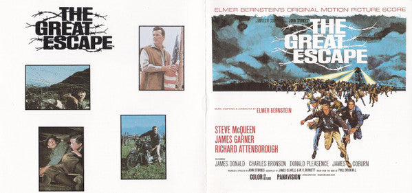 Elmer Bernstein : The Great Escape (Original Motion Picture Score) (CD, Album, RE)
