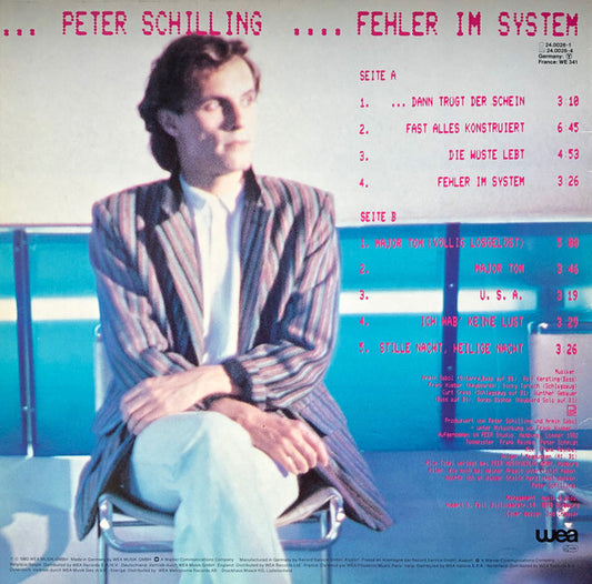 Peter Schilling : Fehler Im System (LP, Album)