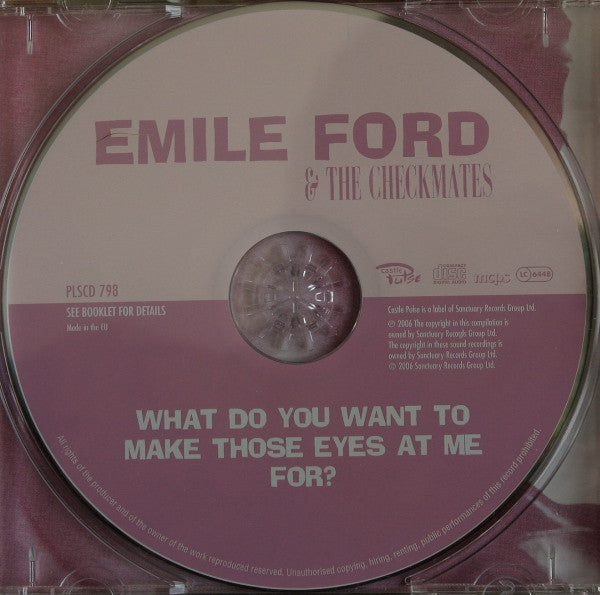 Emile Ford & The Checkmates : What Do You Want To Make Those Eyes At Me For? (CD, Comp)