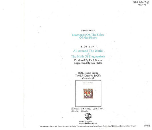 Paul Simon : Diamonds On The Soles Of Her Shoes (7", Single)