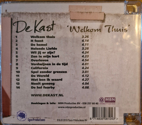 De Kast : 'Welkom Thuis' (CD, Album)