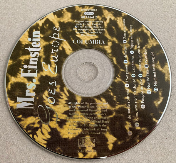 Mrs. Einstein : Goes Europe (CD, Album)