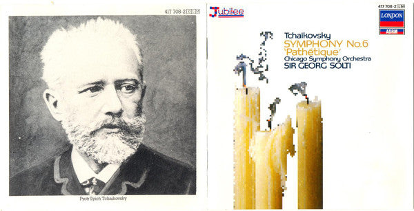 Pyotr Ilyich Tchaikovsky, Chicago Symphony Orchestra, Georg Solti : Symphony No.6 'Pathétique' (CD, Album, RE)