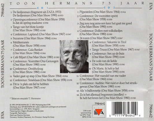 Toon Hermans : 75 Jaar (2xCD, Comp)