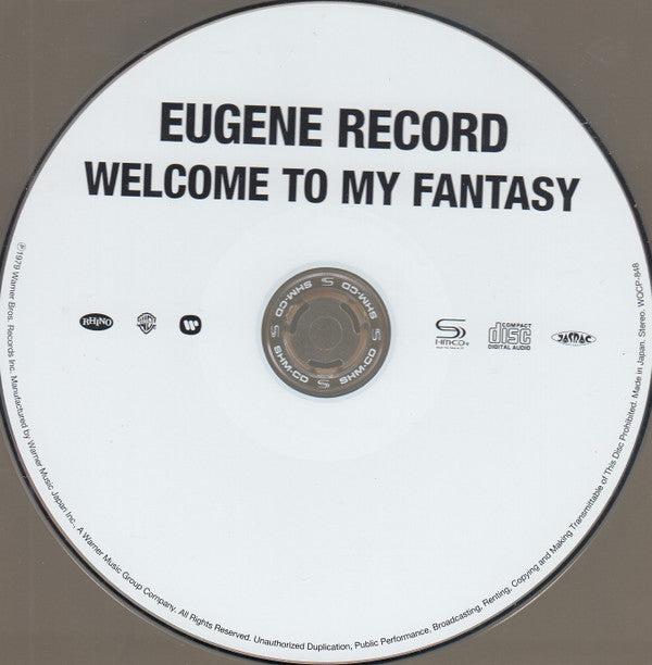 Eugene Record : Welcome To My Fantasy (CD, Album, RE, RM, SHM)