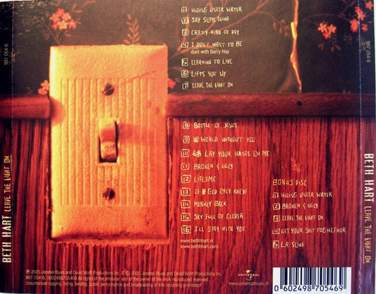 Beth Hart : Leave The Light On (2xCD, Album, RE)