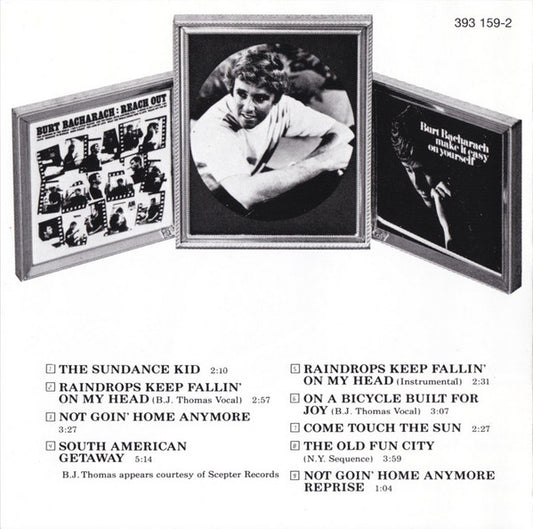 Burt Bacharach : Music From Butch Cassidy And The Sundance Kid (CD, Album, RE)
