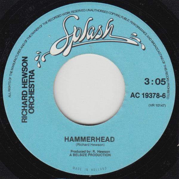 The Richard Hewson Orchestra : Shark Bite (7", Single)