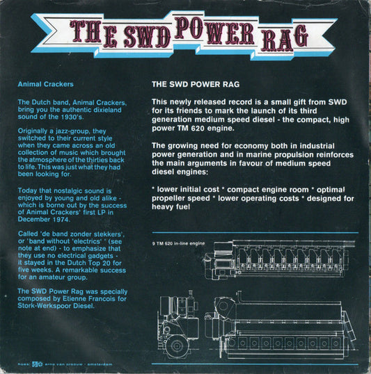 Animal Crackers (3) : The S.W.D. Power Rag (7", Single, Promo)