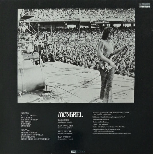Bob Seger System : Mongrel (LP, Album, RE)