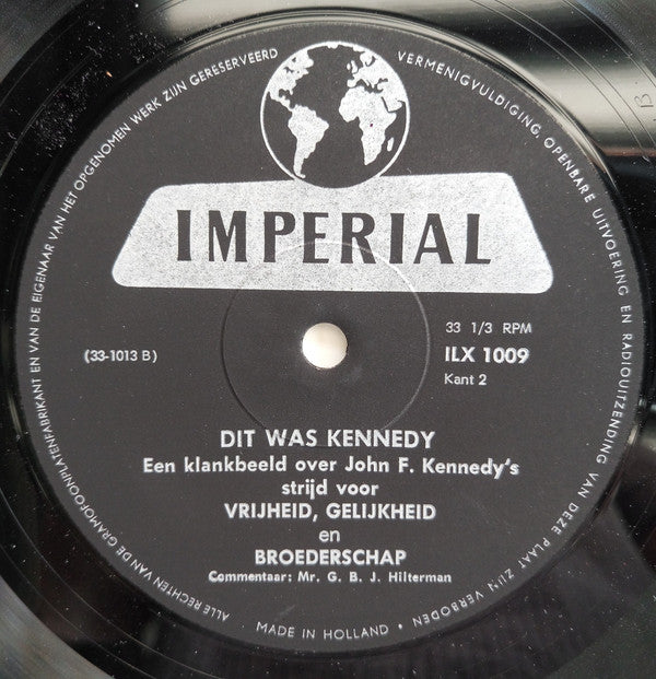No Artist : Dit Was Kennedy (LP)