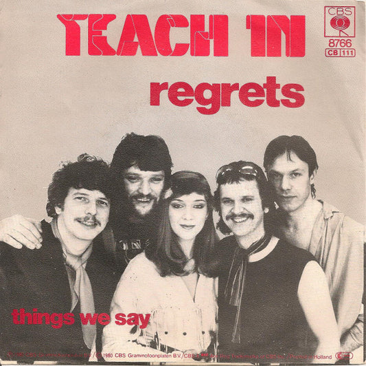 Teach-In : Regrets (7", Single)