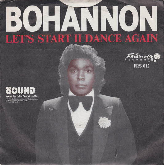 Hamilton Bohannon : Let's Start II Dance Again (7", Single)