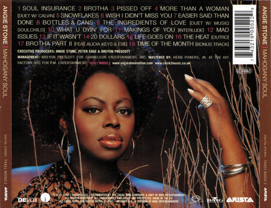 Angie Stone : Mahogany Soul (CD, Album)