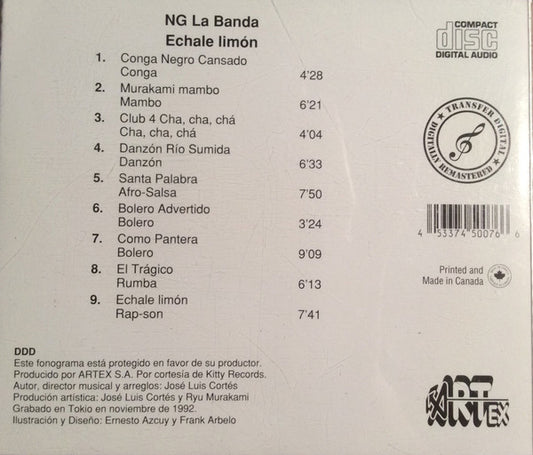 NG La Banda : Echale Limon (CD, Album, RE)
