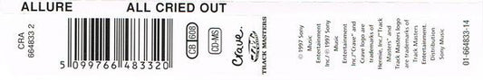 Allure (3) feat. 112 : All Cried Out (CD, Maxi)
