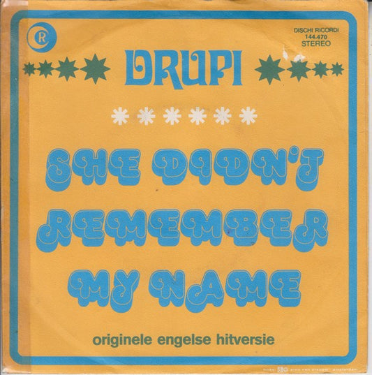 Drupi (2) : Vado Via (7", Single)