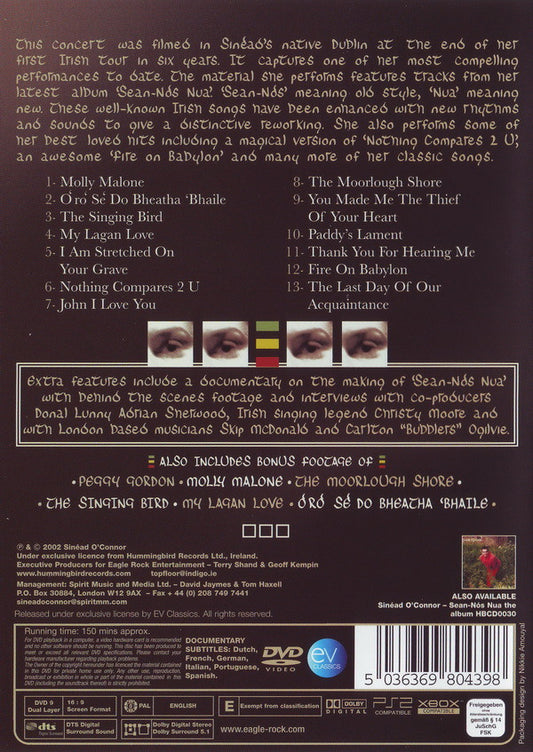 Sinéad O'Connor : Goodnight, Thank You You've Been A Lovely Audience - Live In Dublin (DVD-V, RE, PAL)
