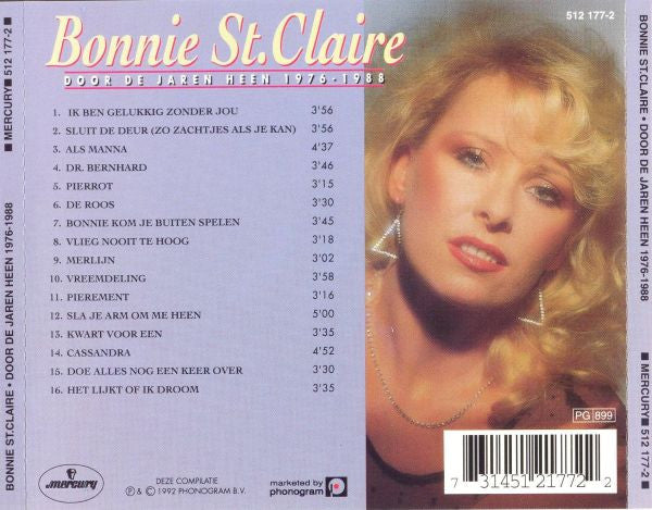 Bonnie St. Claire : Door De Jaren Heen 1976 - 1988 (CD, Comp)