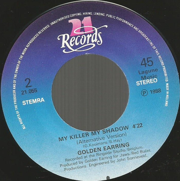 Golden Earring : My Killer My Shadow (7", Single)