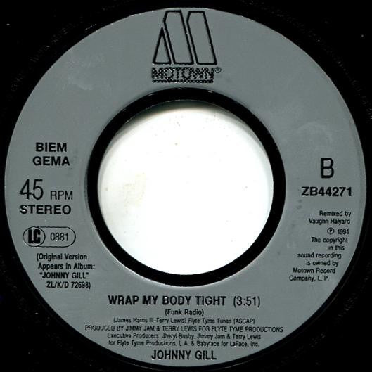 Johnny Gill : Wrap My Body Tight (7", Single)