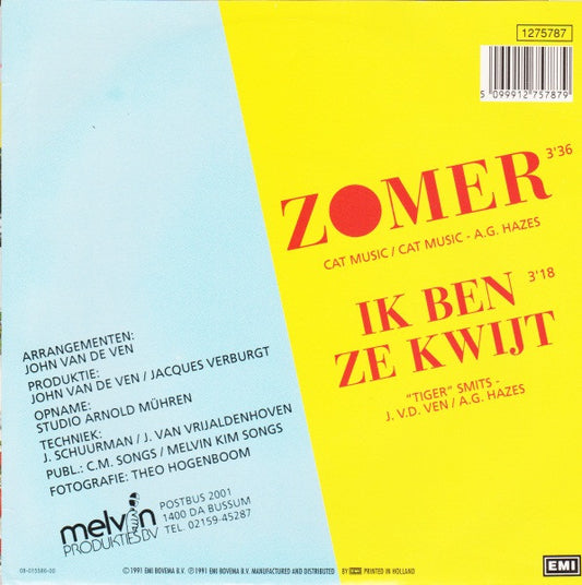 André Hazes : Zomer (7", Single)