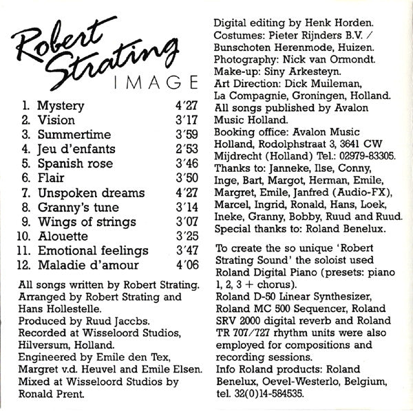 Robert Strating : Image (CD, Album)