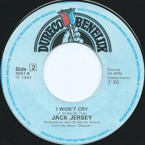 Jack Jersey : Puerto De Llansa (Lady Rose) (7", Single)