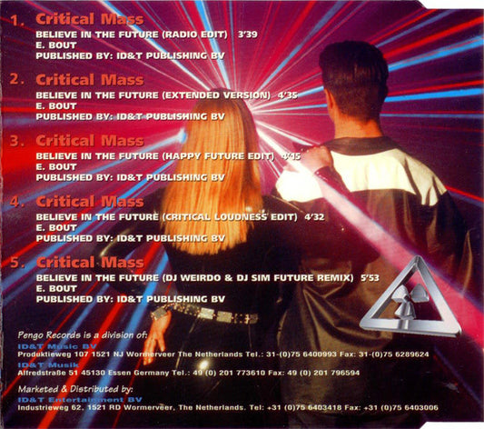 Critical Mass : Believe In The Future (CD, Maxi)