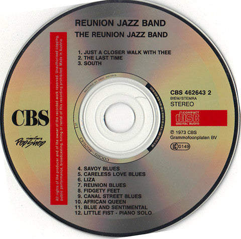 The Reunion Jazz Band : The Reunion Jazz Band I (CD, Album)