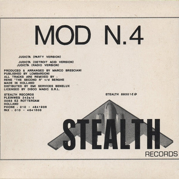 Mod N.4 : Judicta (Remix) (CD, Mini)