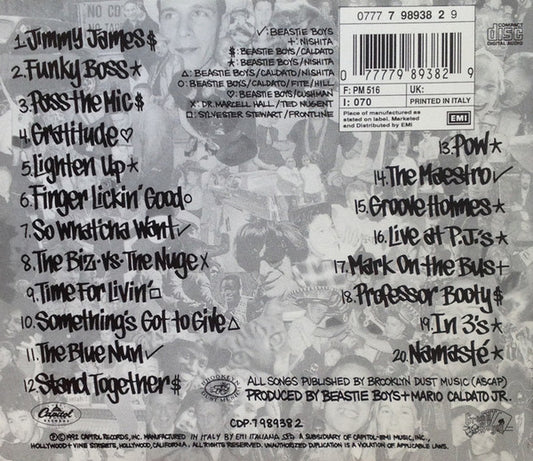 Beastie Boys : Check Your Head (CD, Album, RP)