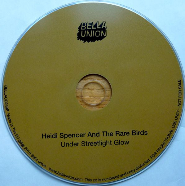 Heidi Spencer And The Rare Birds : Under Streetlight Glow (CD, Album, Promo)
