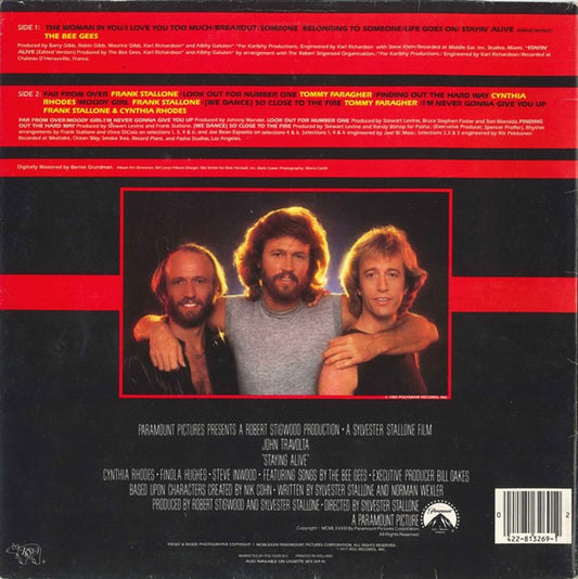 Various : The Original Motion Picture Soundtrack - Staying Alive (LP, Album, Gat)