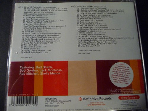 Chet Baker : The Original Quartet, Sextet & Septet With Russ Freeman Complete 1953 - 1954 Studio Recordings (2xCD, Comp)