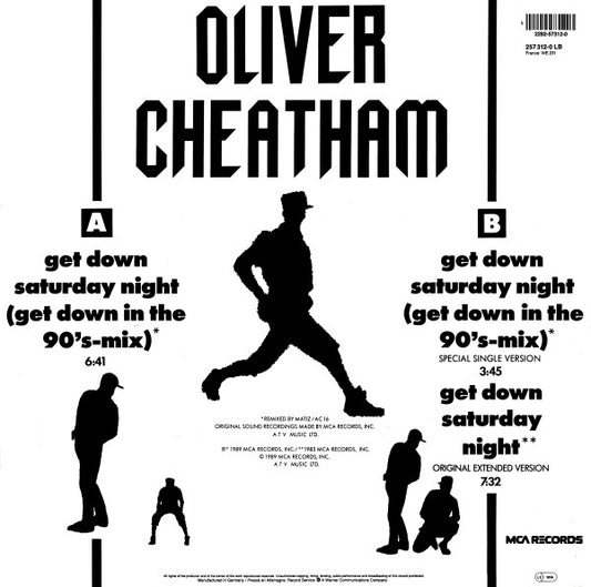 Oliver Cheatham : Get Down Saturday Night (Get Down In The 90's Mix) (12", Maxi)