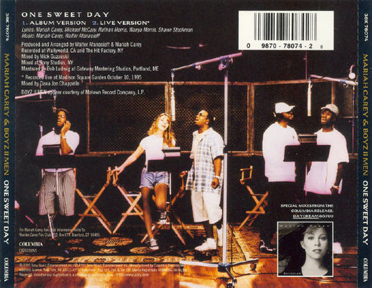 Mariah Carey & Boyz II Men : One Sweet Day (CD, Single)