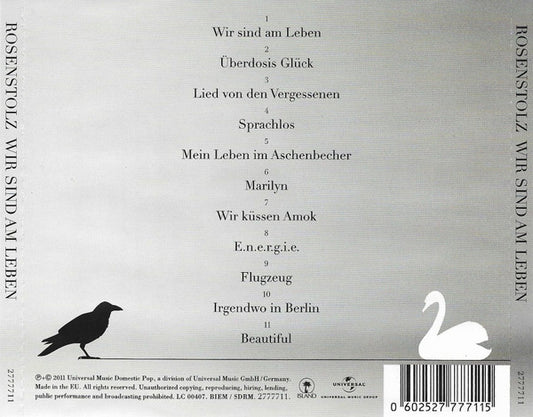 Rosenstolz : Wir Sind Am Leben (CD, Album)
