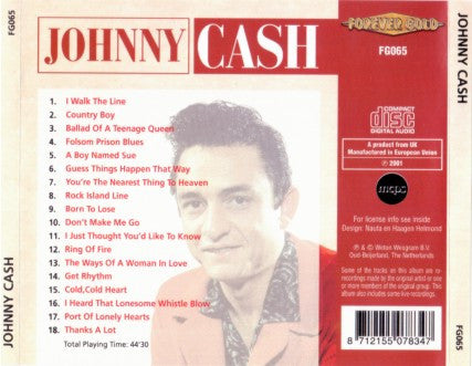 Johnny Cash : Johnny Cash (CD, Comp)