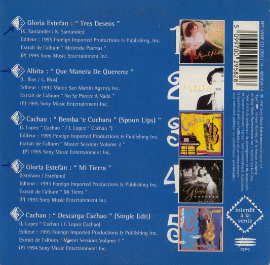 Gloria Estefan - Cachao - Albita : Sabor De Cuba (Le Meilleur De La Musique Cubaine) (CD, Promo)
