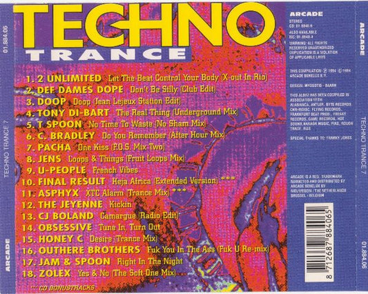 Various : Techno Trance 7 (CD, Comp)