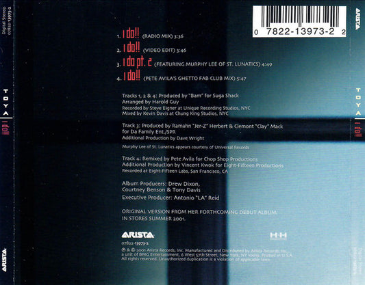 Toya (2) : I Do!! (CD, Maxi)