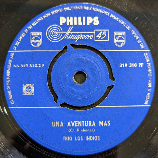 Trio Los Indios : Bayon de "Don Juan" / Una Aventura Mas (7", Single)