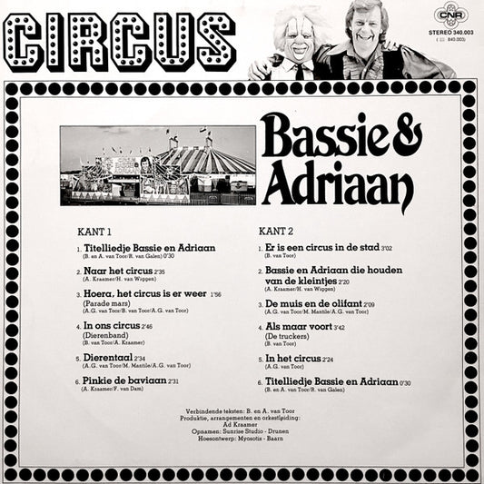 Bassie & Adriaan : Circus (LP)