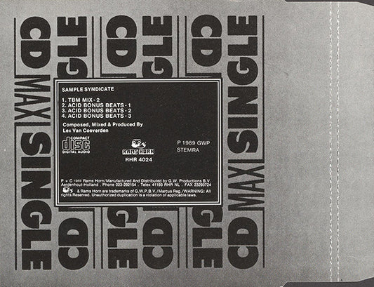Sample Syndicate : TBM Mix 2 (CD, Maxi)