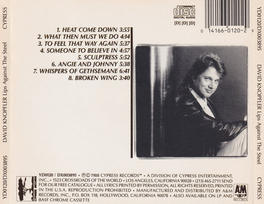 David Knopfler : Lips Against The Steel (CD, Album)