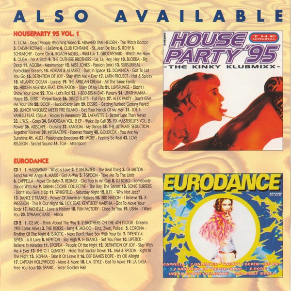 Various : Mega Dance '95 - Volume 1 (CD, Comp, P/Mixed)
